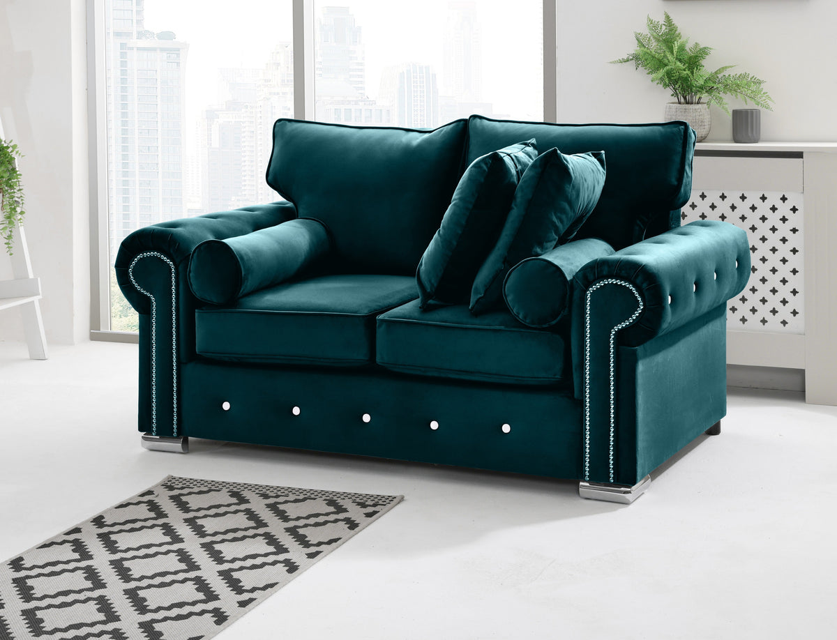 Vienna 3+2 Fullback + Extra Cushions + Diamonds