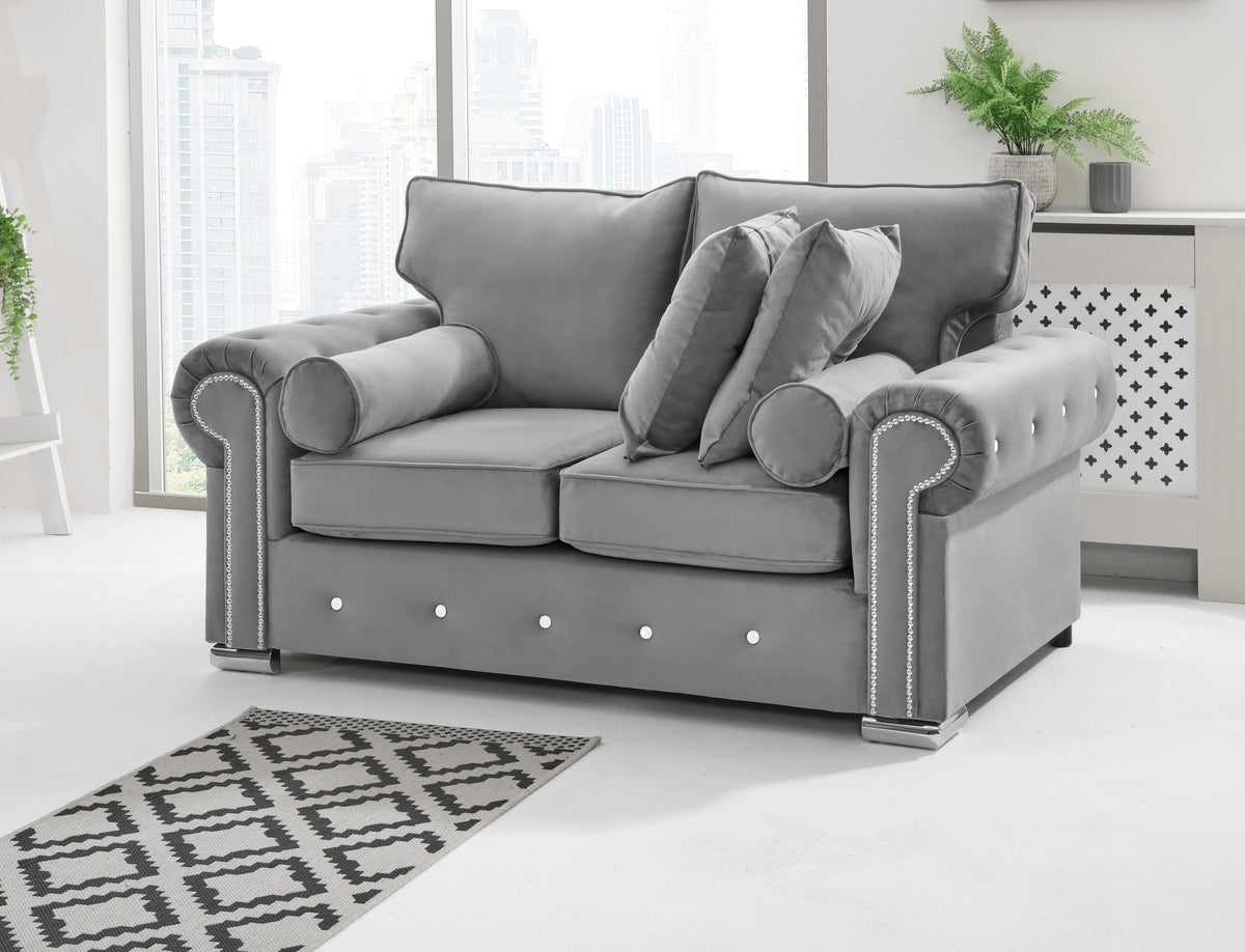 Vienna 3+2 Fullback + Extra Cushions + Diamonds