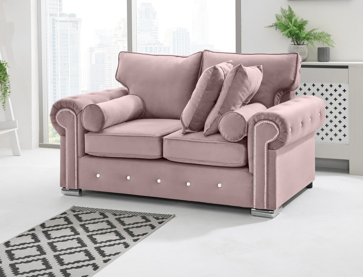 Vienna 3+2 Fullback + Extra Cushions + Diamonds