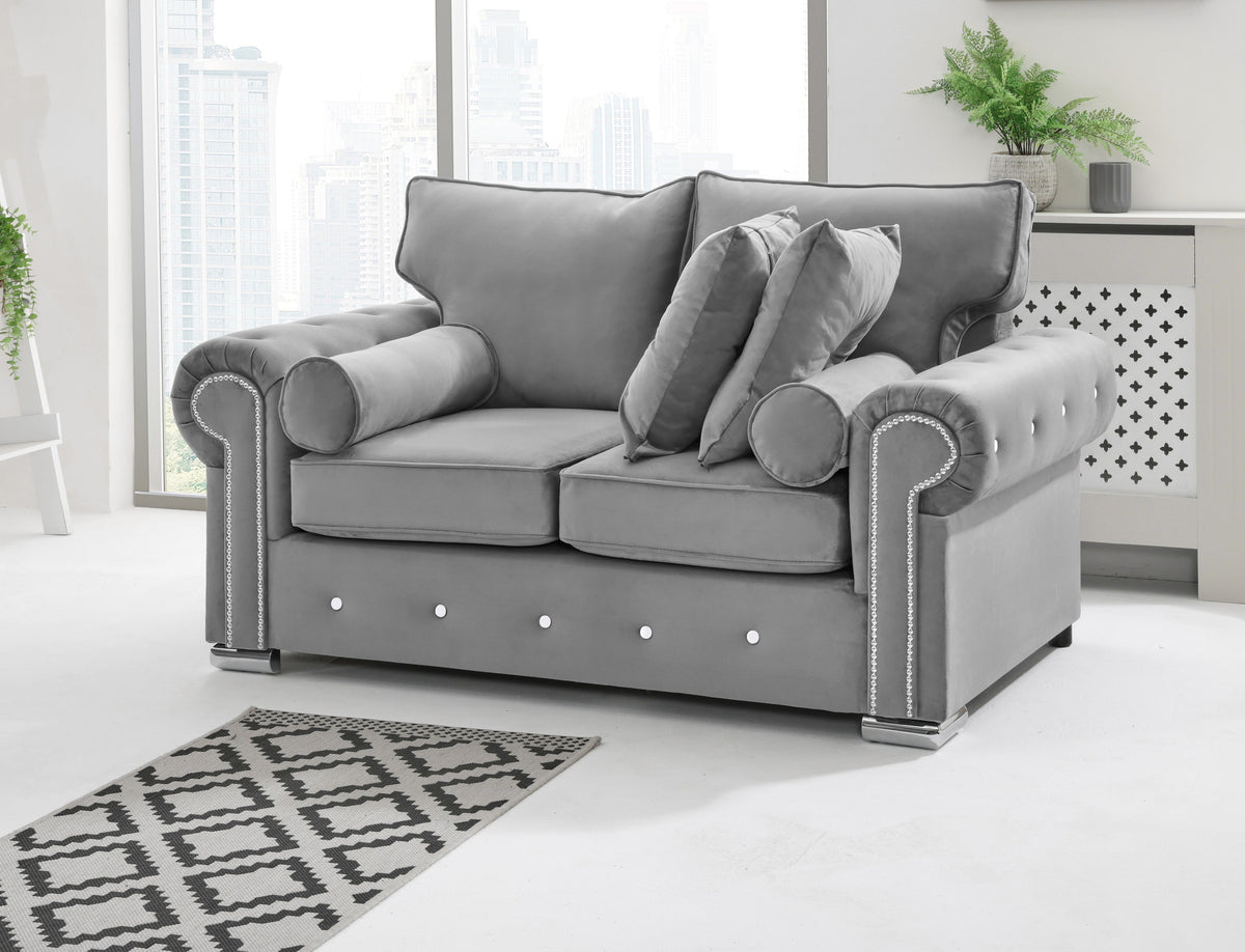 Vienna 3+2 Fullback + Extra Cushions + Diamonds