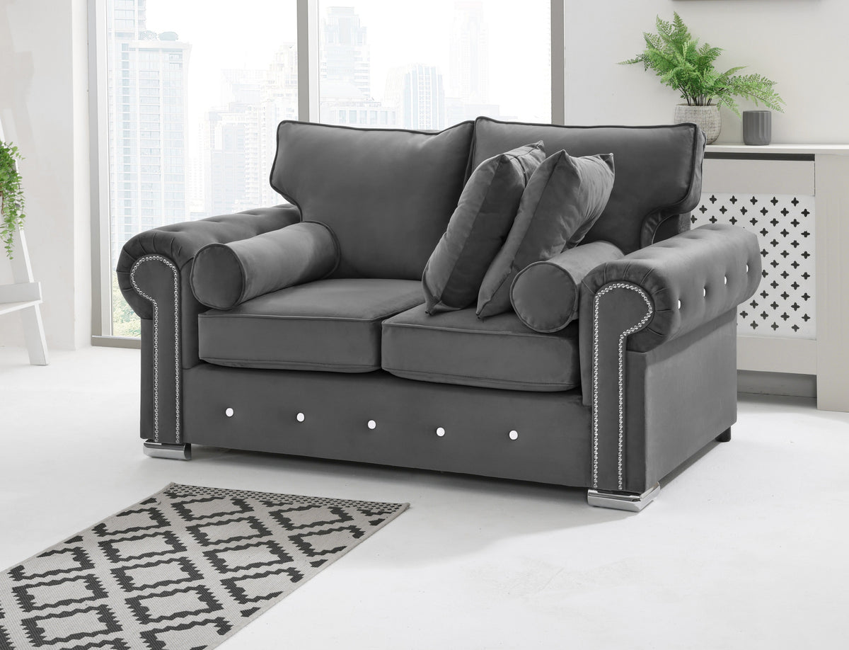 Vienna 3+2 Fullback + Extra Cushions + Diamonds