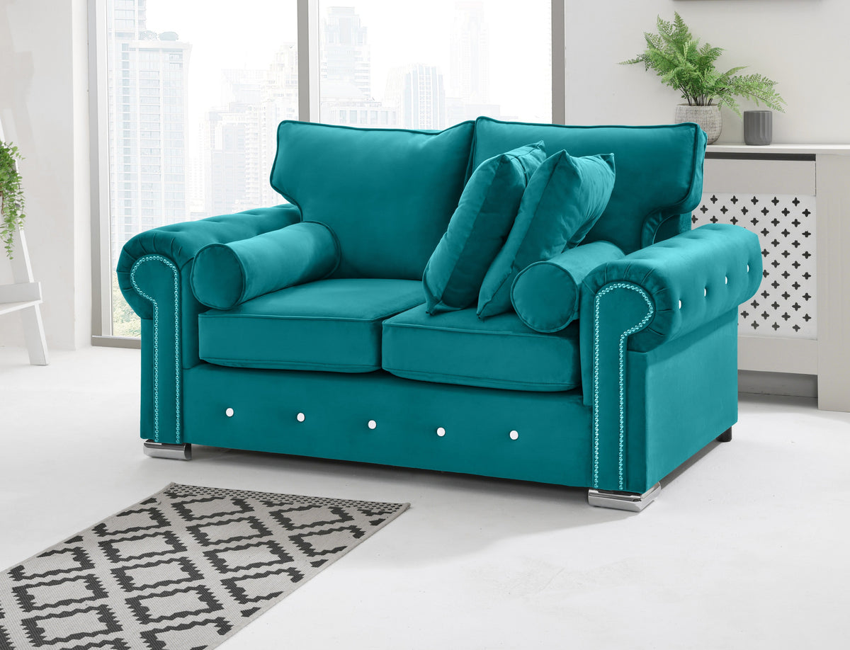 Vienna 3+2 Fullback + Extra Cushions + Diamonds