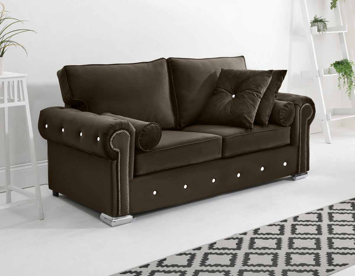 Vienna 3+2 Fullback + Extra Cushions + Diamonds