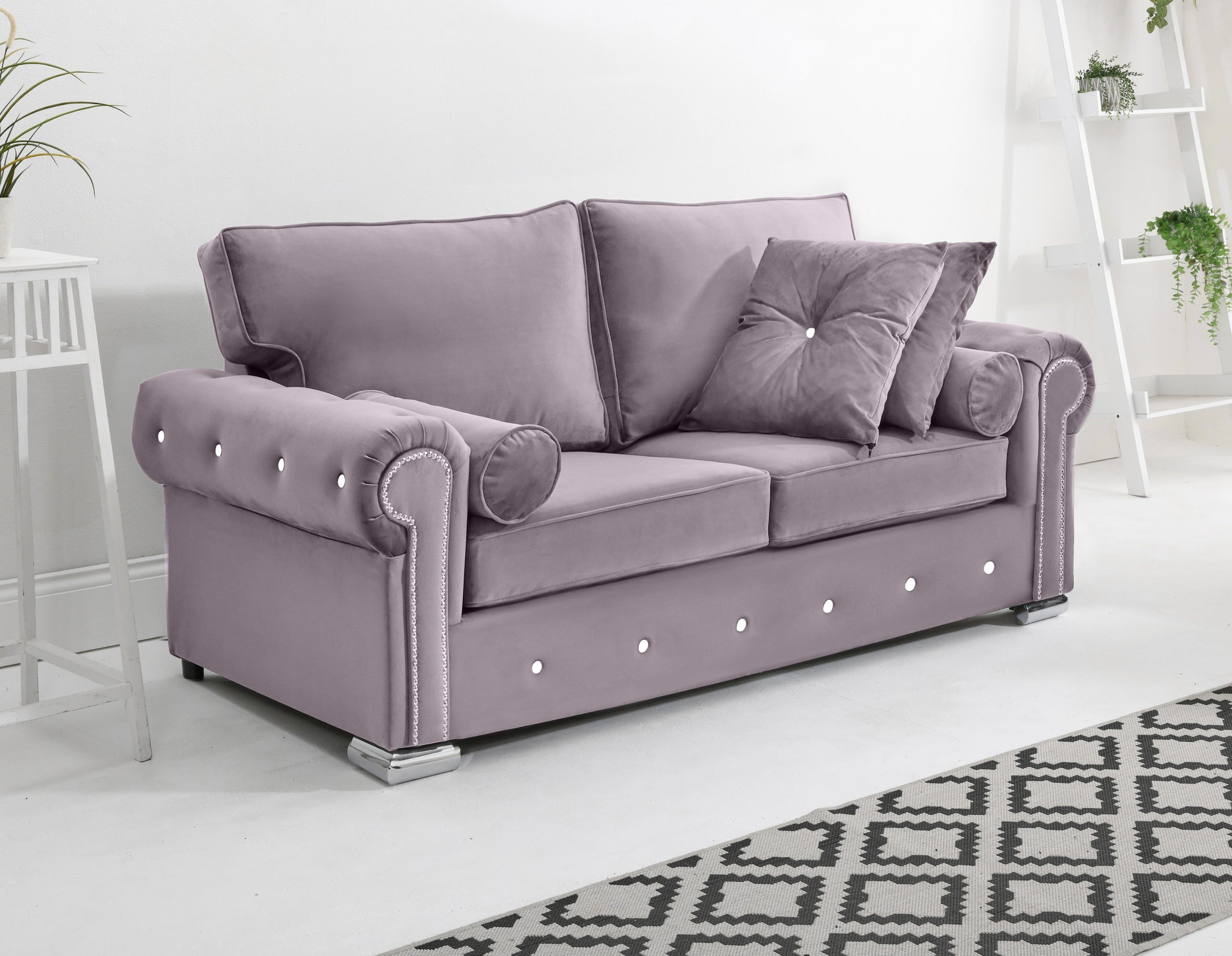 Vienna 3+2 Fullback + Extra Cushions + Diamonds