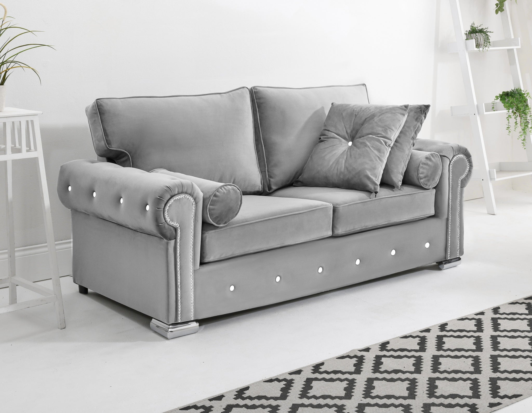 Vienna 3+2 Fullback + Extra Cushions + Diamonds