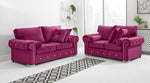 Vienna 3+2 Fullback + Extra Cushions + Diamonds