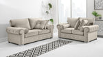 Vienna 3+2 Fullback + Extra Cushions + Diamonds