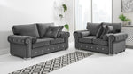 Vienna 3+2 Fullback + Extra Cushions + Diamonds
