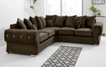 Victoria Plush Corner Scatterback + Diamonds