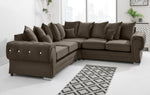 Victoria Plush Corner Scatterback + Diamonds