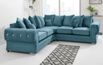 Victoria Plush Corner Scatterback + Diamonds