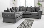 Victoria Plush Corner Scatterback + Diamonds