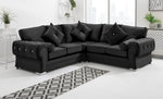Victoria Plush Corner Fullback + Extra Cushions + Diamonds