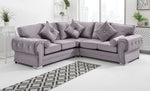 Victoria Plush Corner Fullback + Extra Cushions + Diamonds
