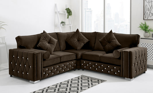 Arlo Corner Fullback + Extra Cushions + Diamonds