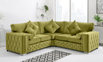 Arlo Corner Fullback + Extra Cushions + Diamonds