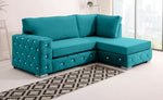 Sikara Lounge Fullback - Facing Right + Diamonds