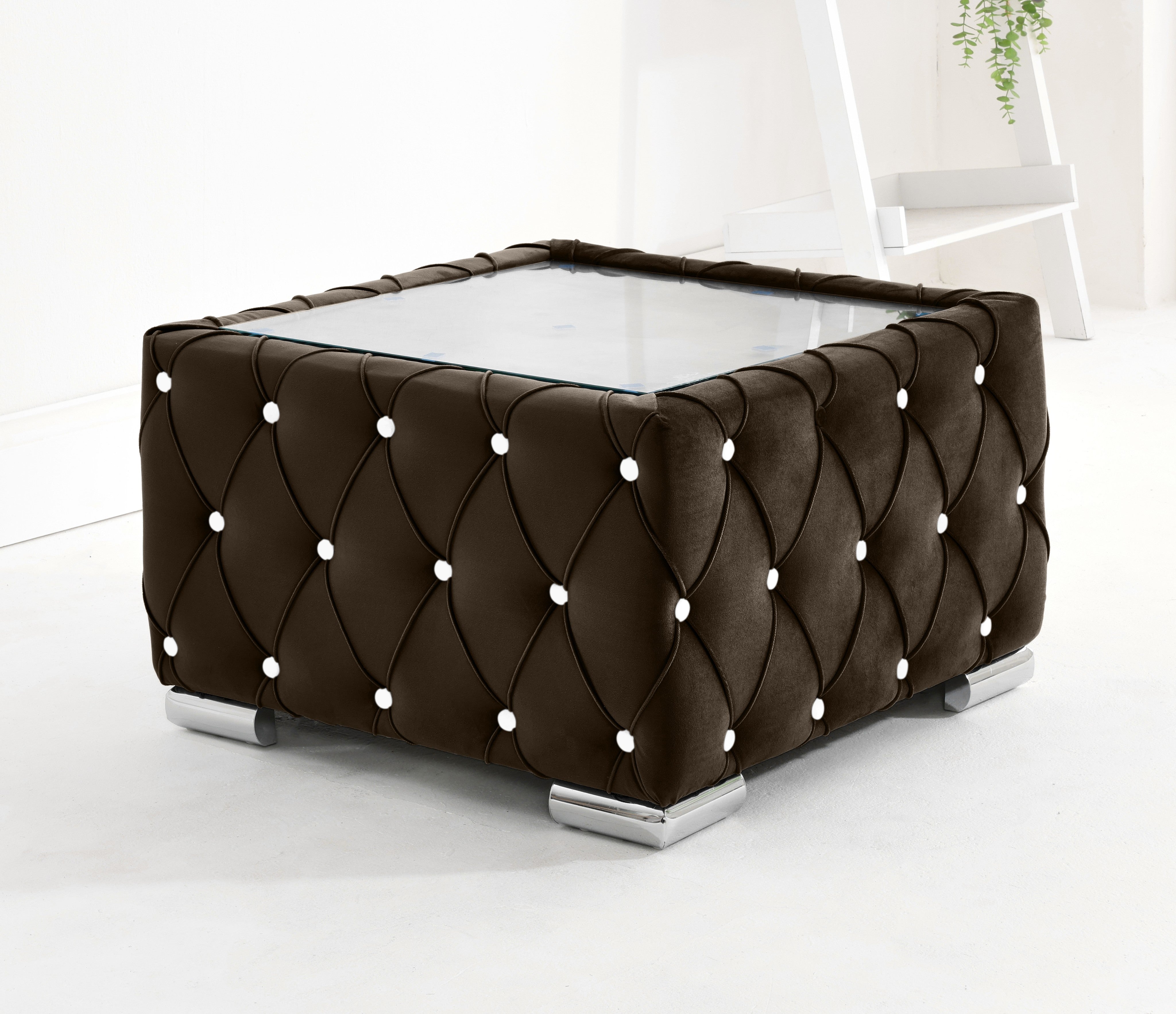 Victoria Plush Corner Scatterback + Diamonds