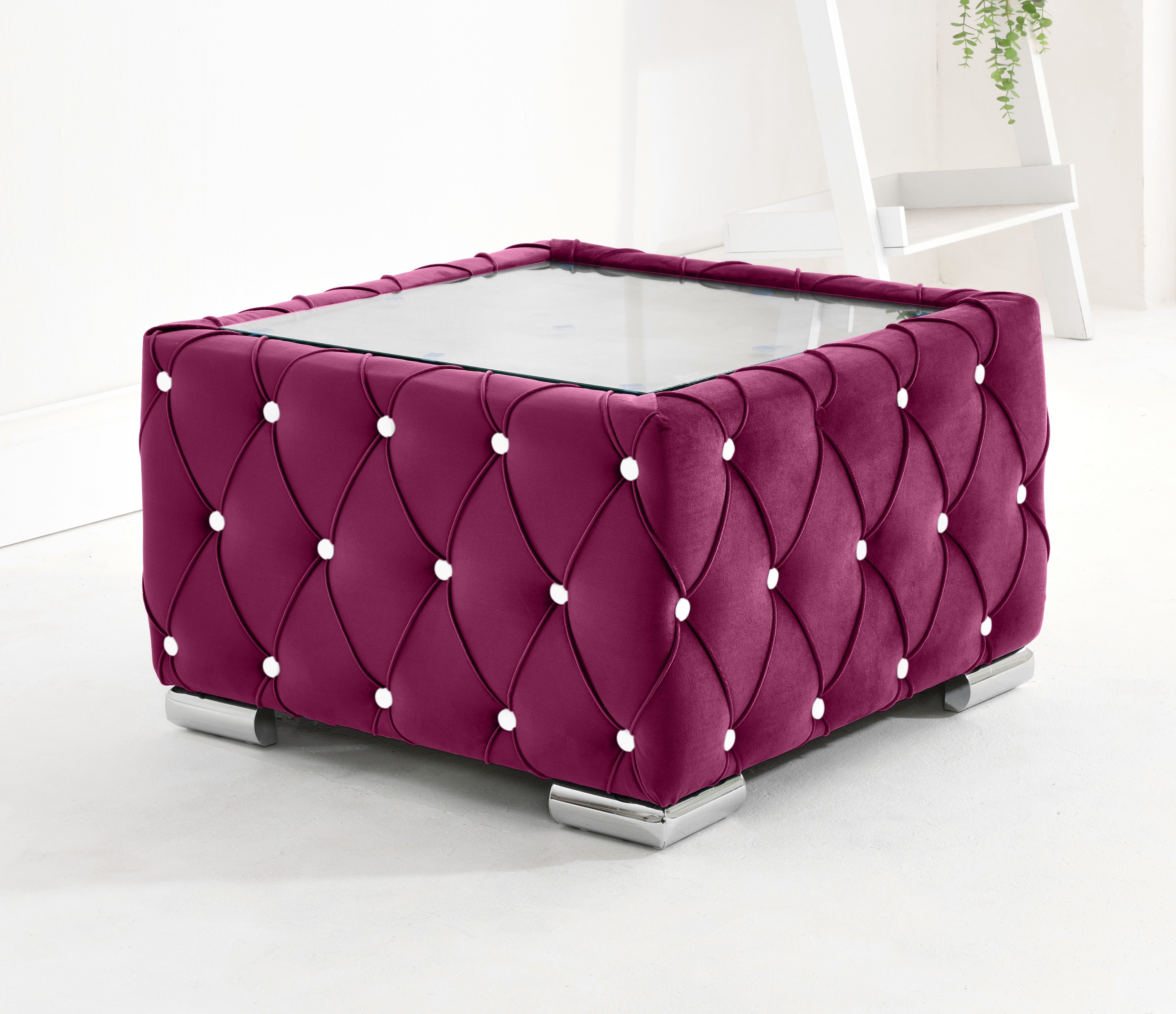 Victoria Plush Corner Scatterback + Diamonds