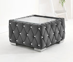 Sikara Corner Fullback - 2c2 + Diamonds+ Bolster / Buttoned Cushions