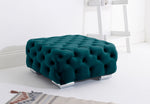 Victoria Plush Corner Scatterback + Diamonds