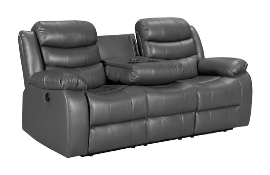 3 Seater Roma Leather Electric Recliner