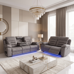 Monza 3 + 2 Seater Premium Tech Leather Electric Recliner Sofa Set