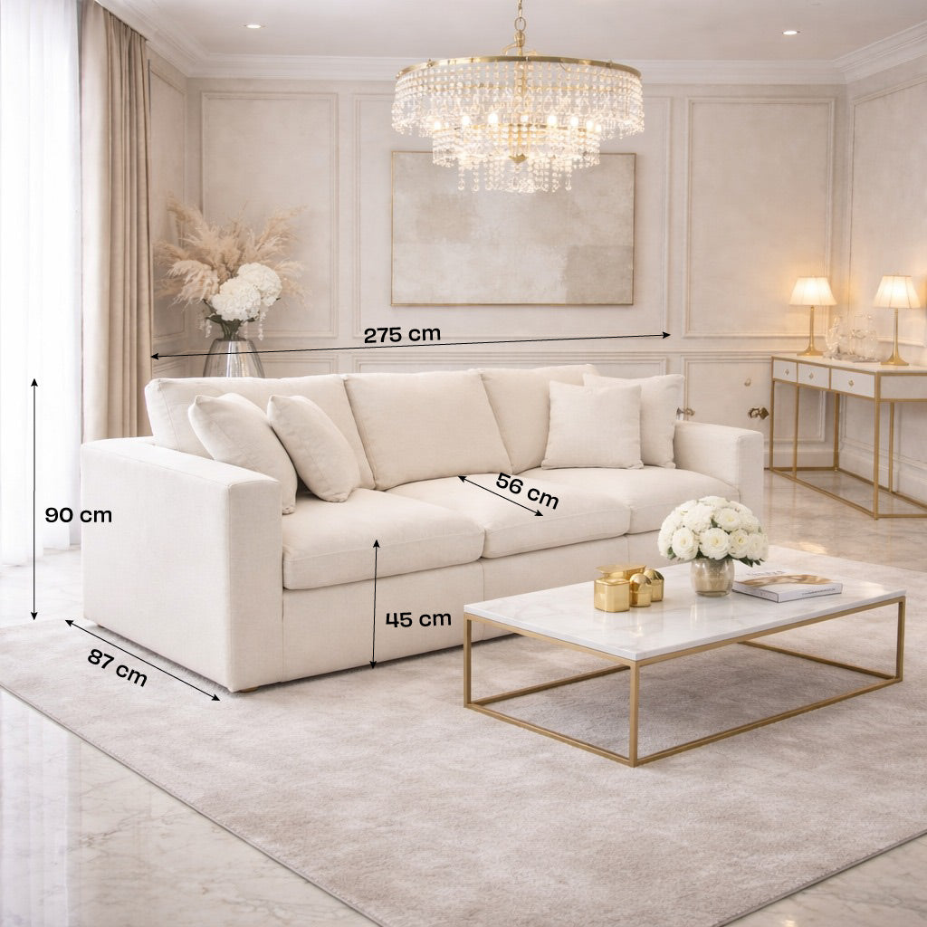 Mayfair Large 3 Seater Sofa - Modular dimensions
