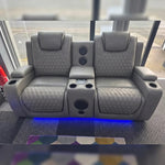 Lorenzo 3 + 2 Seater Electric Leather Recliner