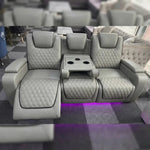 Lorenzo 3 + 2 Seater Electric Leather Recliner