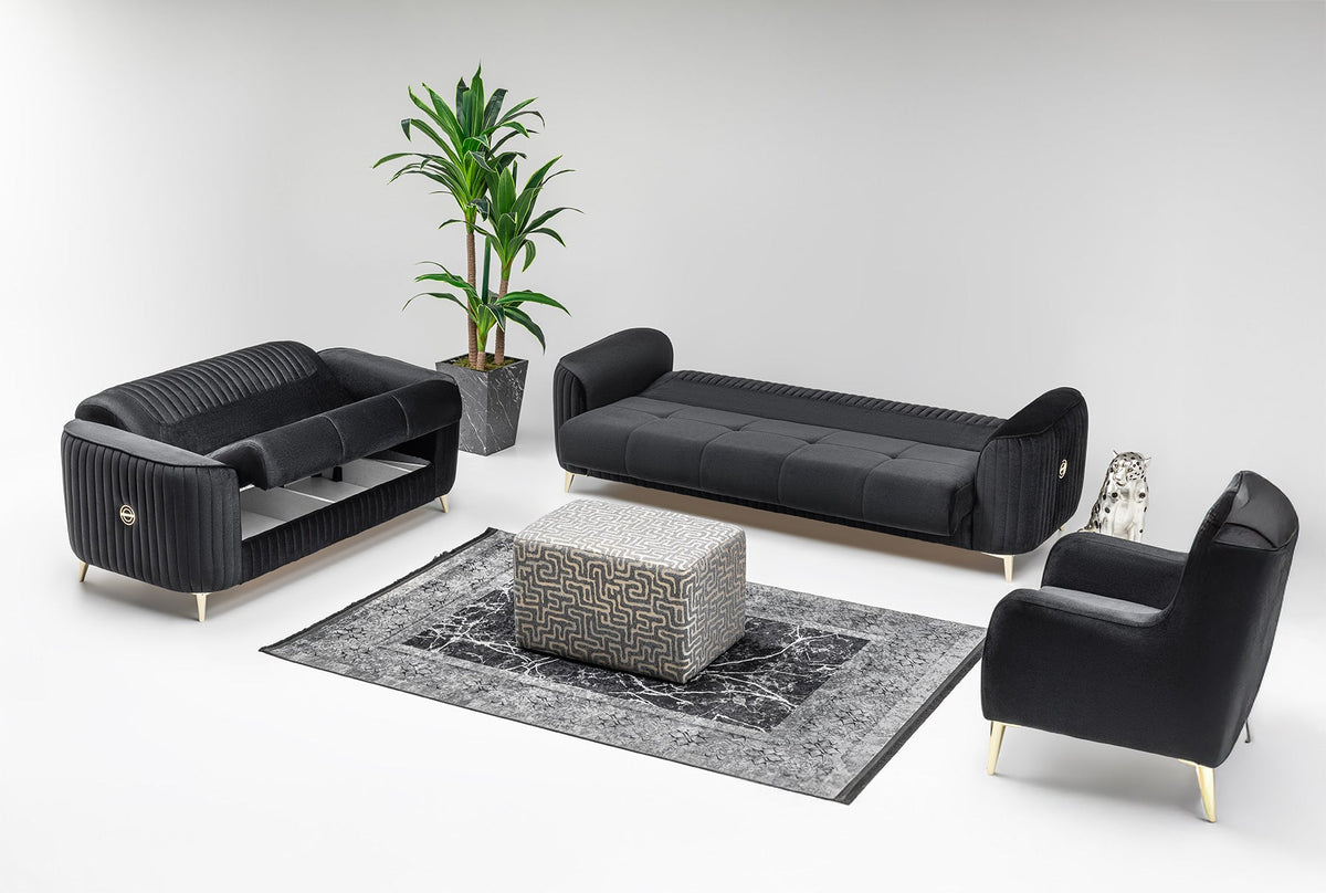 Savoy Sofa Set – Premium 3-Seater & 2-Seater