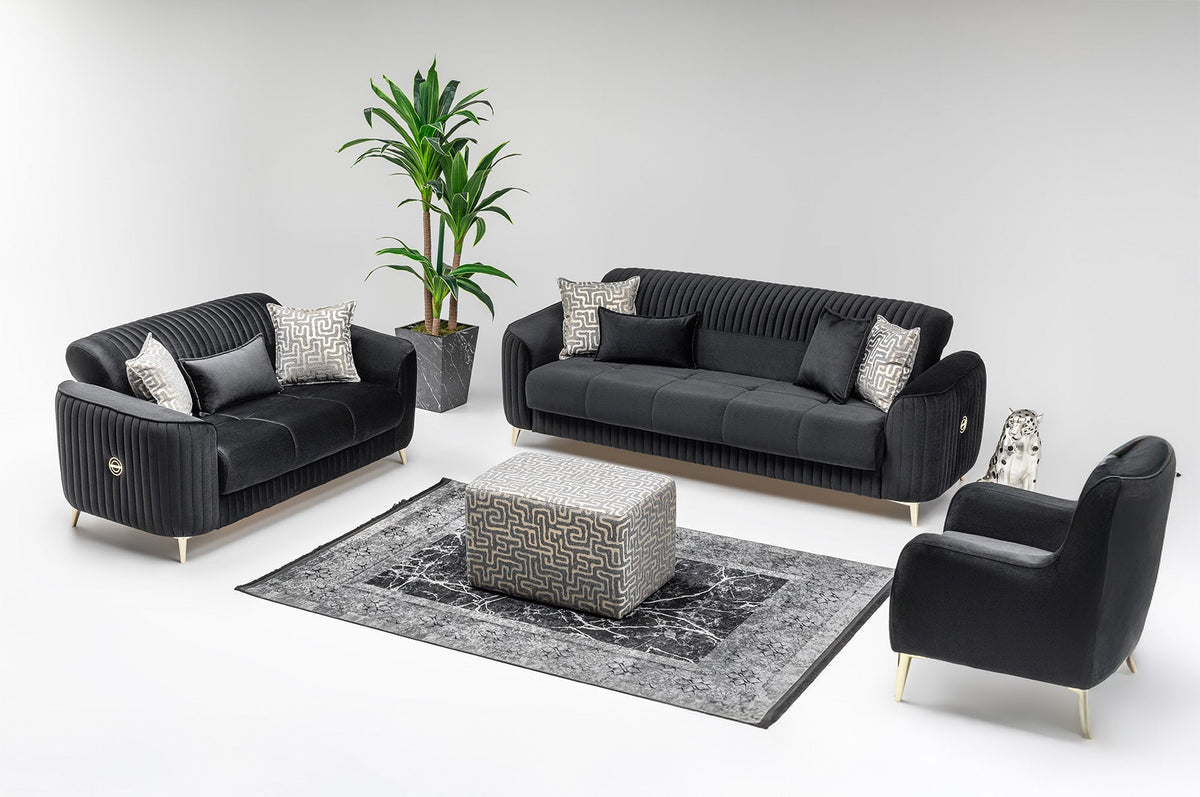 Savoy Sofa Set – Premium 3-Seater & 2-Seater