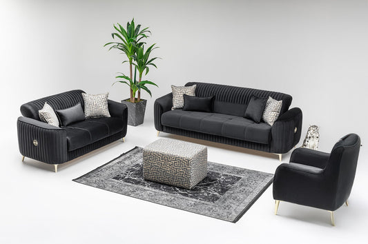 Savoy Sofa Set – Premium 3-Seater & 2-Seater