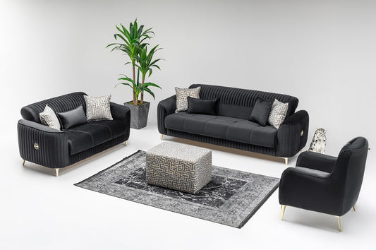 Savoy Sofa Set – Premium 3-Seater & 2-Seater