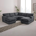 Notte Milano Corner Sofa with Fixed Footstool