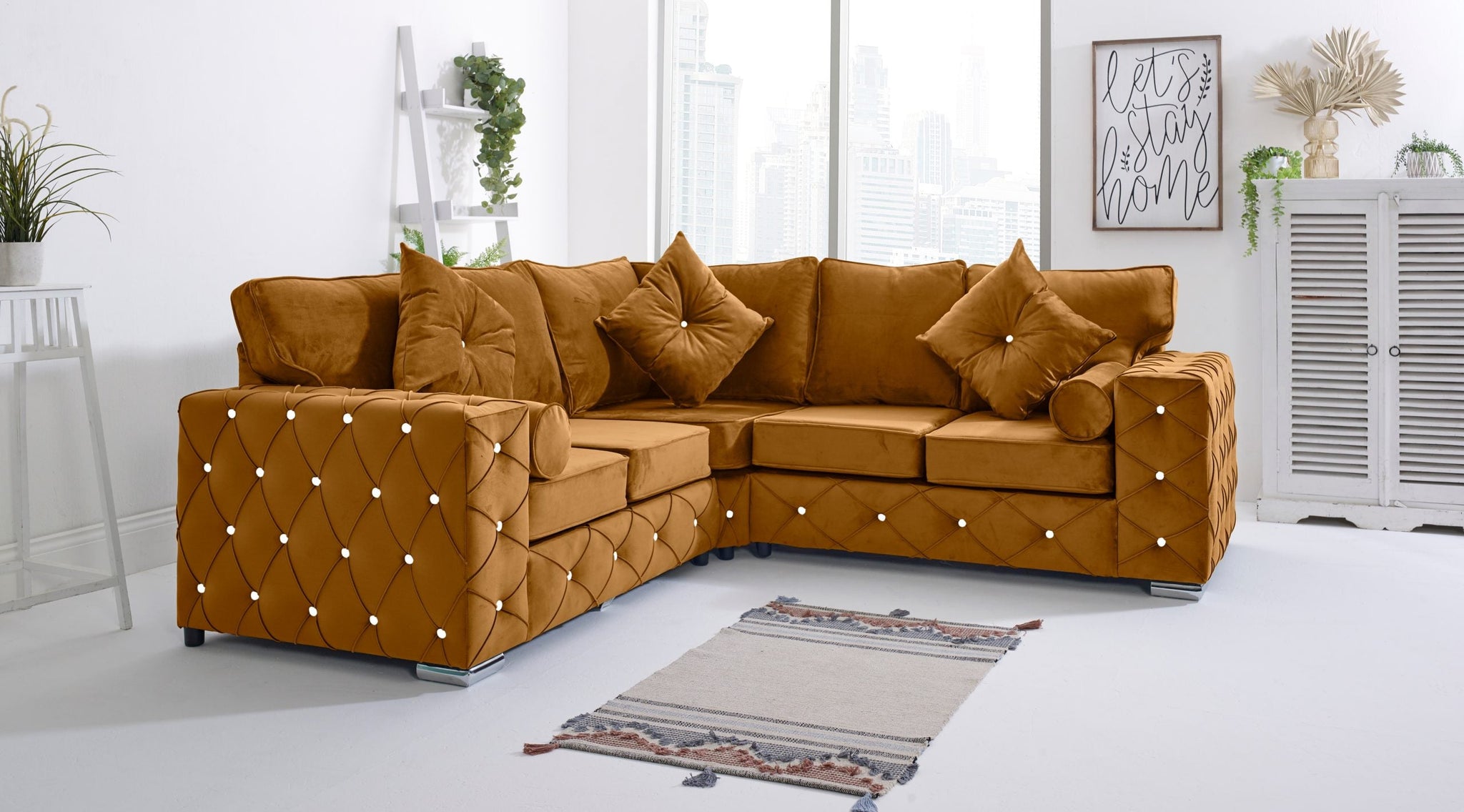 SOFA WORLD 2956311385-BURNT ORANGE