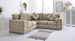 Sikara Corner Fullback - 2c2 + Diamonds+ Bolster / Buttoned Cushions