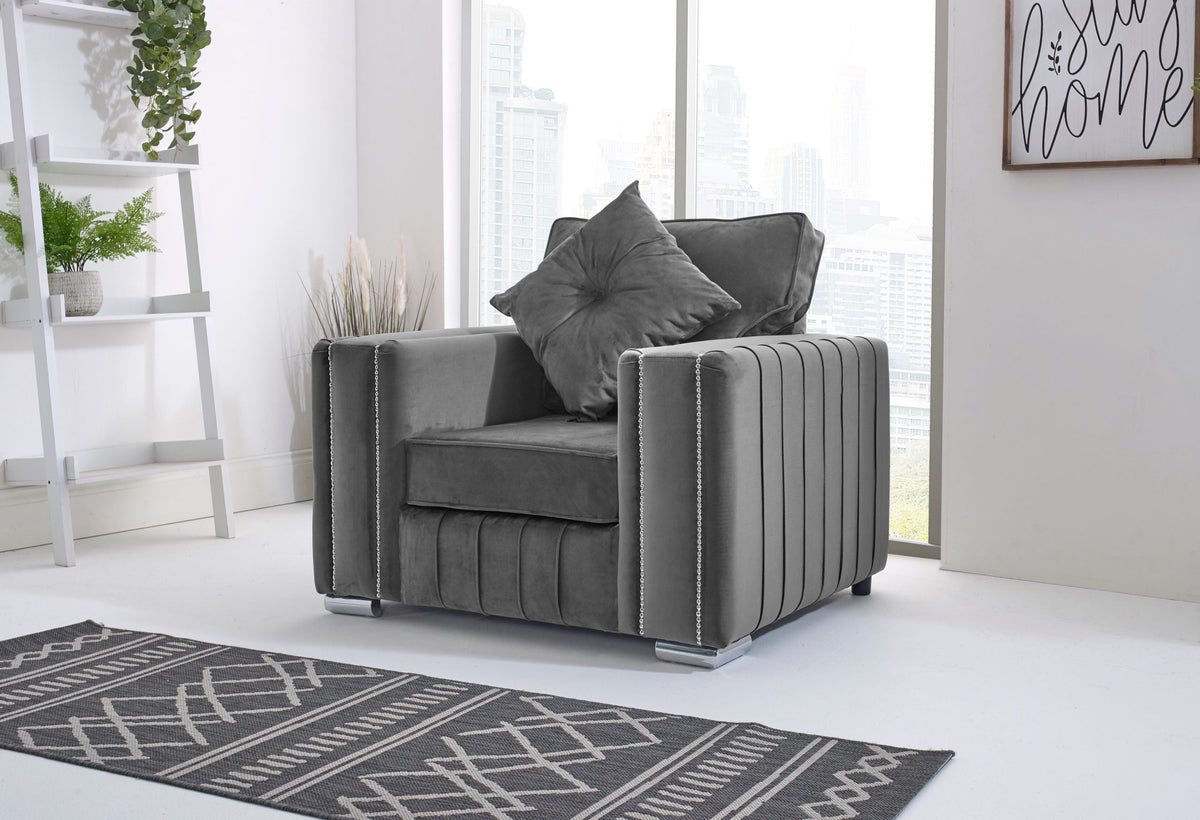 SOFA WORLD 2956311401-STEEL