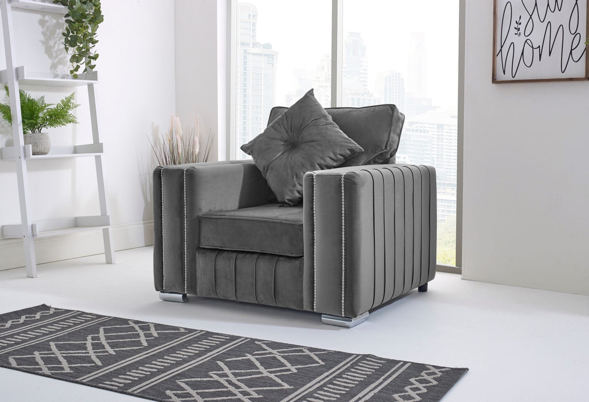 SOFA WORLD 2956311401-STEEL