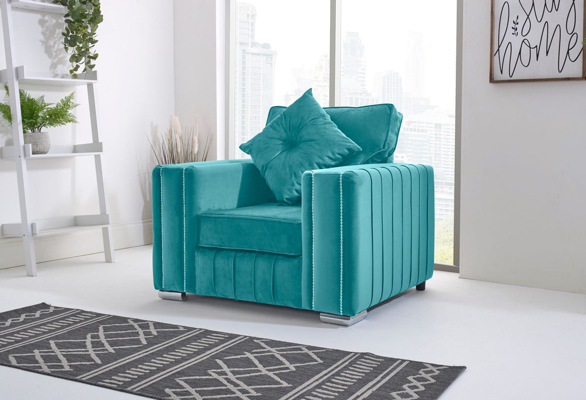 SOFA WORLD 2956311401-TURQUOISE
