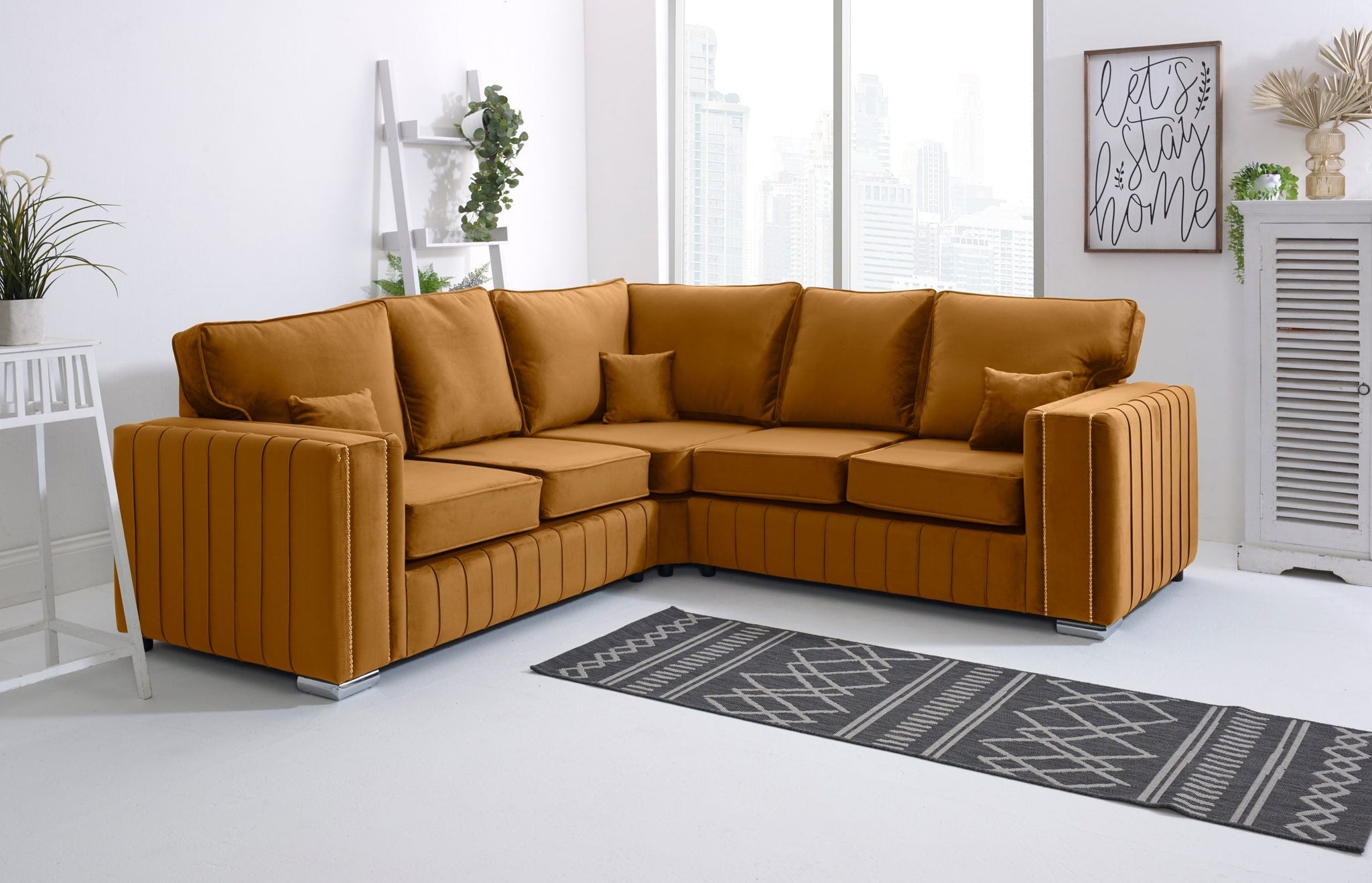 SOFA WORLD 2956311412-BURNT ORANGE