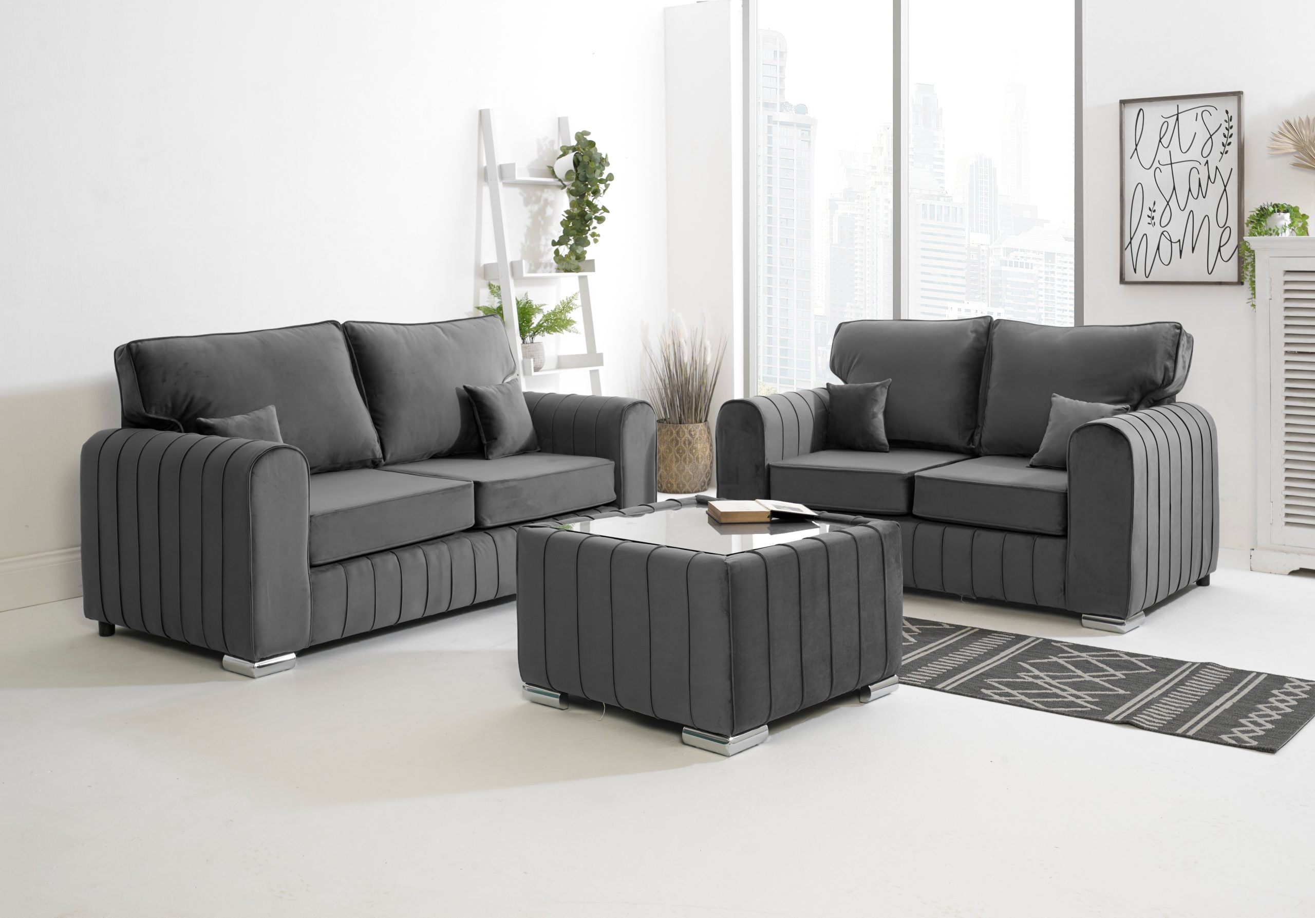 SOFA WORLD 2956311420-STEEL