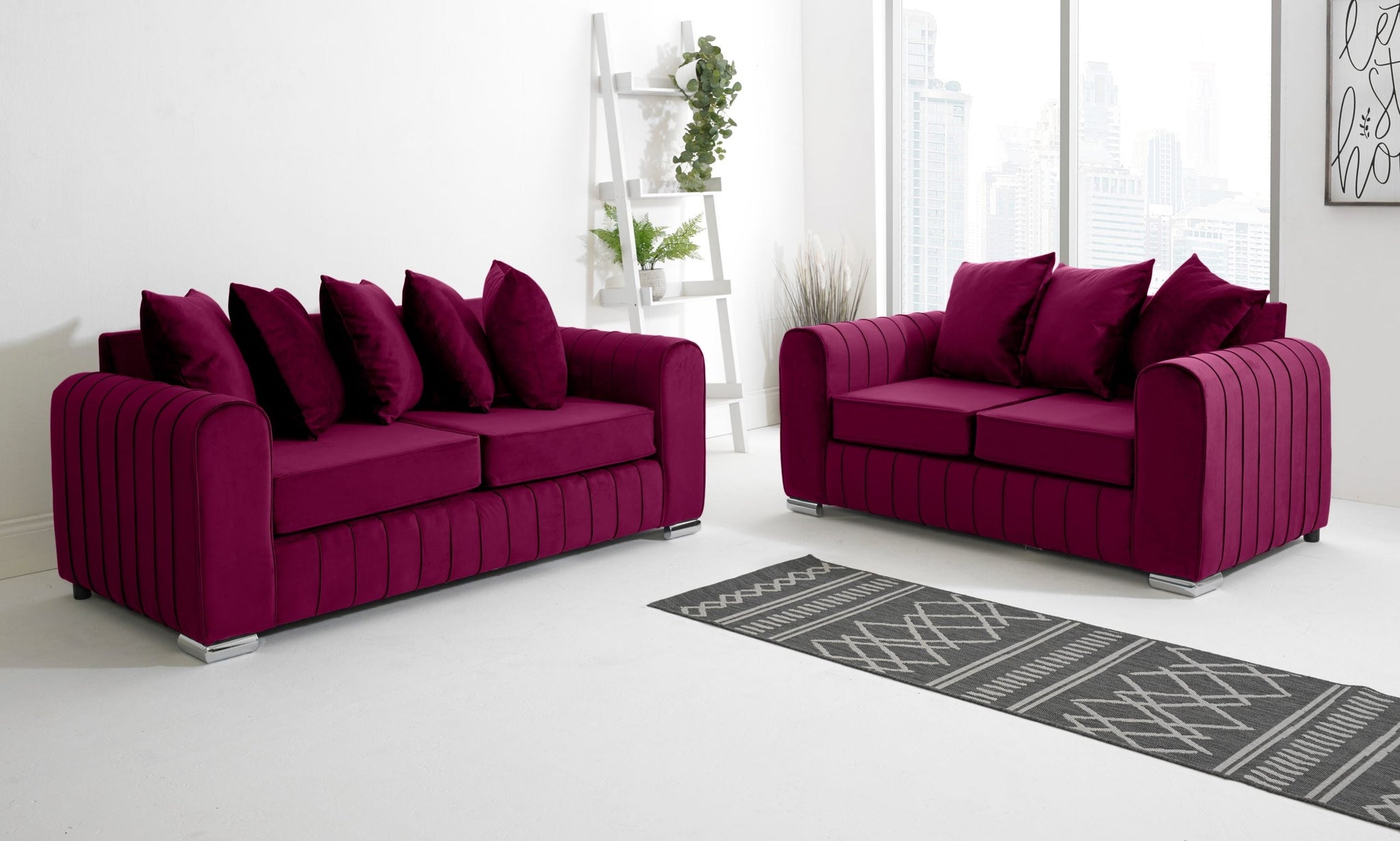 SOFA WORLD 2956311428-CLARET