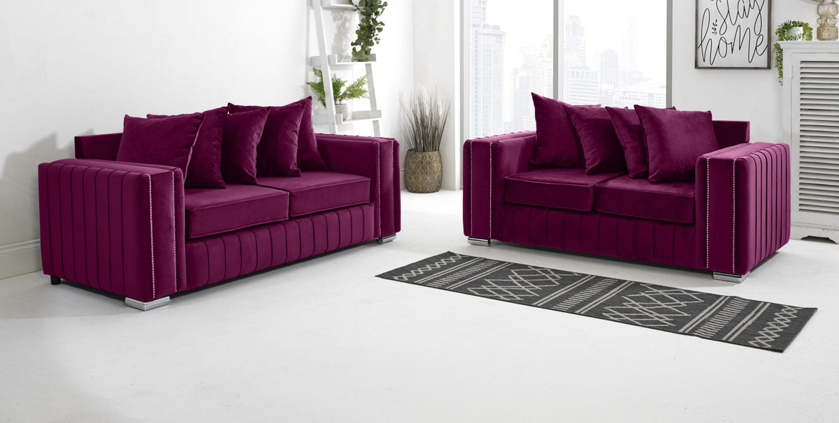 SOFA WORLD 2956311432-CLARET