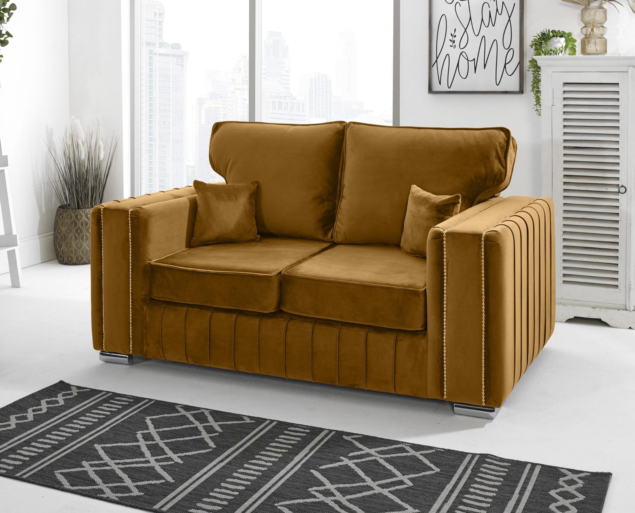 SOFA WORLD 2956311435-BURNT ORANGE