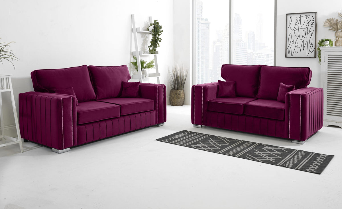 SOFA WORLD 2956311438-CLARET