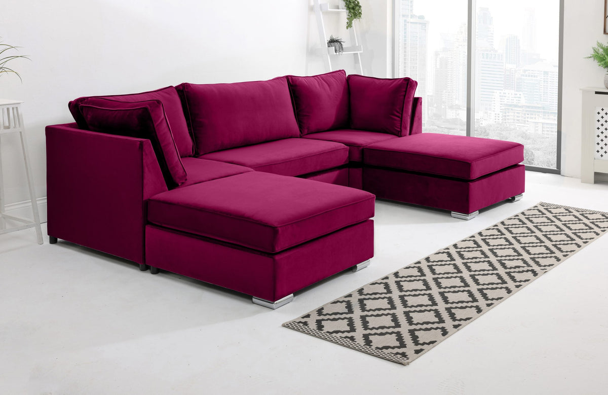 SOFA WORLD. 29780462-CLARET