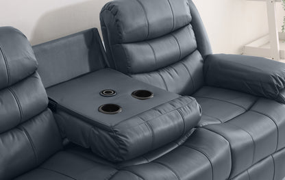 2 Seater Roma Leather Electric  Recliner