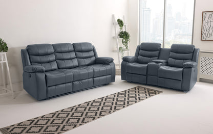 3+2 Roma Leather Electric  Recliner