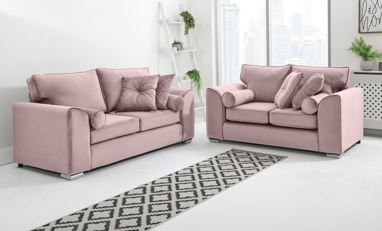 Dylan 3+2 Fullback + Extra Cushions - Sofa Empire UK